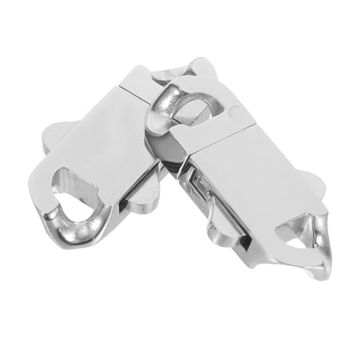 ARTIBETTER 2 Stück Edelstahl Federverschluss für Schmuck Armbänder und Halsketten Sicherer Kettenverschluss mit Langlebigem Metall Passend für DIY Schmuckherstellung von Artibetter