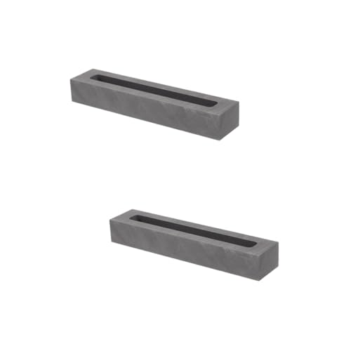 ARTIBETTER 2 Stück Graphit Gießform für Gold und Silber Hochtemperaturbeständig Langlebig für Schmelz und Gießarbeiten für Wissenschaftliche Anwendungen ARTIBETTER 2 Stück Graphit Gießform für Gold und Silber Hochtemperaturbeständig Langlebig für Schmelz und Gießarbeiten für Wissenschaftliche Anwendungen von Artibetter