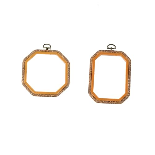 ARTIBETTER 2 Stück Imitation Holz Stickrahmen Diy Stickrahmen für Kreuzstich Rechteck für Handarbeiten und Dekorationen ARTIBETTER 2 Stück Imitation Holz Stickrahmen Diy Stickrahmen für Kreuzstich Rechteck für Handarbeiten und Dekorationen von Artibetter