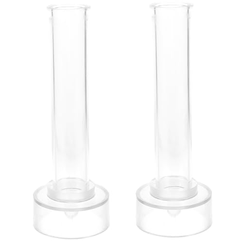 ARTIBETTER 2 Stück Kerzenformen Acryl für Diy Handarbeit Tapered Rod Kerzenformen für Einzigartige Handgefertigte zum Gießen und Dekorieren von Artibetter