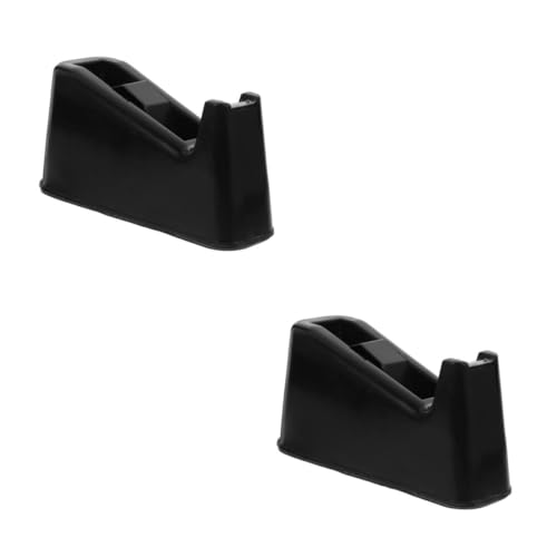 ARTIBETTER 2 Stück Klebestreifen Abroller Klebeband Spender für Büro und Zuhause Stabiler und Eleganter Tape Cutter für Einkaufszentren Einfaches und Schnelles ohne Transparentes Design von Artibetter