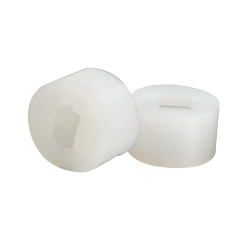 ARTIBETTER 2 Stück Kreative Silikonform für Kerzen Handgemachte Diy Gießformen Einfach zu Reinigen Flexibel und Transparent für Dekorationen und Heimwerkerprojekte von Artibetter