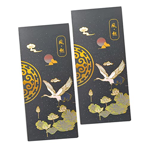 ARTIBETTER 2 Stück Kreatives Teiliges Set aus Chinesischen Bronzing Haftnotizen Selbstklebende Notizblöcke für Studenten Antike Design Notizzettel für Schule und Büro Schwarz ARTIBETTER 2 Stück Kreatives Teiliges Set aus Chinesischen Bronzing Haftnotizen Selbstklebende Notizblöcke für Studenten Antike Design Notizzettel für Schule und Büro Schwarz von Artibetter
