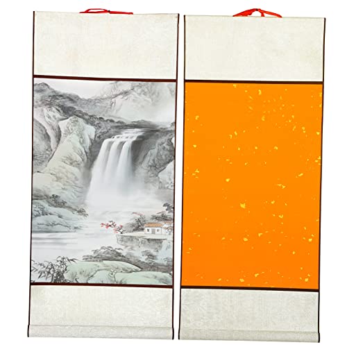 ARTIBETTER 2 Stück Leere Chinesische Kalligrafie Schriftrollen Xuan Papier Robuste Hängende Kunstrollen für Malerei und Dekoration für Künstler und Kalligrafie Zufällige Farbe ARTIBETTER 2 Stück Leere Chinesische Kalligrafie Schriftrollen Xuan Papier Robuste Hängende Kunstrollen für Malerei und Dekoration für Künstler und Kalligrafie Zufällige Farbe von Artibetter
