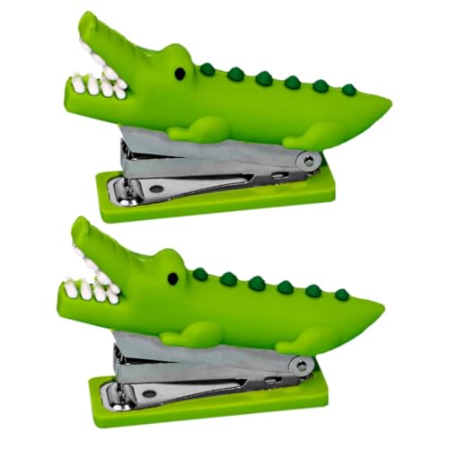 ARTIBETTER 2 Stück Mini Hefter werkzeug lustiger Hefter Tierdekoration Bürowefter Tier-Hefter- Netter Hefter Tierhefter Desktop-Hefter Rostfreier Stahl Green ARTIBETTER 2 Stück Mini Hefter werkzeug lustiger Hefter Tierdekoration Bürowefter Tier-Hefter- Netter Hefter Tierhefter Desktop-Hefter Rostfreier Stahl Green von Artibetter