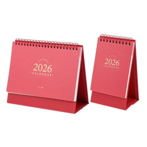 ARTIBETTER 2 Stück Mini-tischkalender: 2026 Stehender Desktop-flip-monats-flip-tischkalender-planer-staffelei Ästhetischer Desktop-planer Büro ARTIBETTER 2 Stück Mini-tischkalender: 2026 Stehender Desktop-flip-monats-flip-tischkalender-planer-staffelei Ästhetischer Desktop-planer Büro von Artibetter