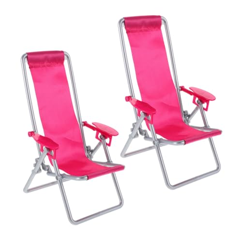 ARTIBETTER 2 Stück Miniature Faltstuhl Ornament Pinker Strandstuhl für Puppenhaus Dekoration Faltbare Mini Möbel für Garten und Partyszenen Langlebiges und Platzsparendes Design ARTIBETTER 2 Stück Miniature Faltstuhl Ornament Pinker Strandstuhl für Puppenhaus Dekoration Faltbare Mini Möbel für Garten und Partyszenen Langlebiges und Platzsparendes Design von Artibetter