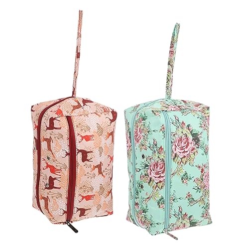 ARTIBETTER 2 Stück Nadel- Und Fadenspeicherbeutel Garnhalter Garnbeutel Zum Häkeln Veranstalter Häkelbeutel Stricken Häkeln Tasche Wolle Für Stricktasche Häkelspeicherorganisator Oxford-stoff von Artibetter