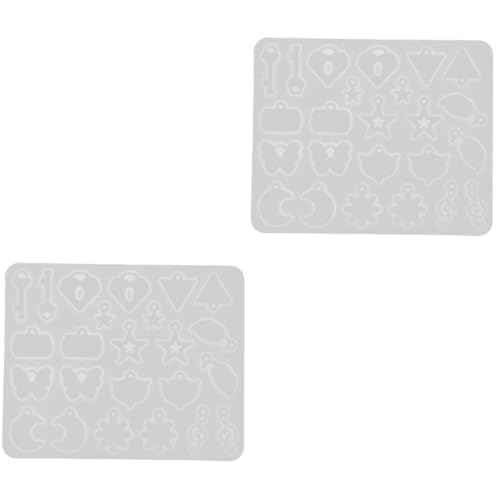 ARTIBETTER 2 Stück Ohrringform Ohrring machen Herstellung DIY Form für Ohrringanhänger DIY-Bastelform Harz formt Schmuck Gießformen aus Schmuckharz heftige Harzform Schmuckform Kieselgel Weiß von Artibetter