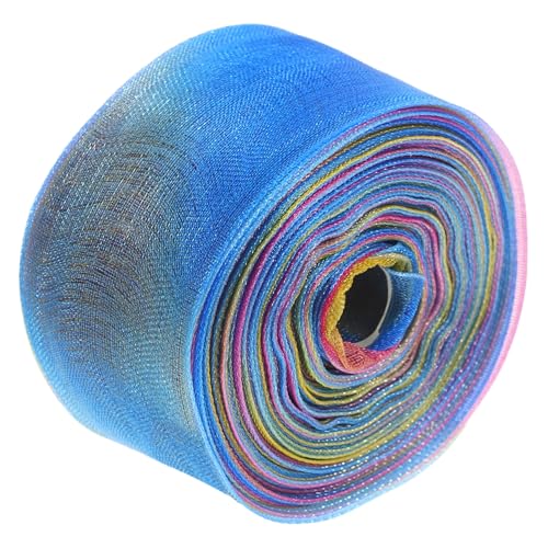 ARTIBETTER 2 Stück Regenbogen Farbverlaufsband Geschenkband Blumen Verpackungsband Dessertband Sportband Valentinstag Verpackungsband Dekoratives Verpackungsband von Artibetter