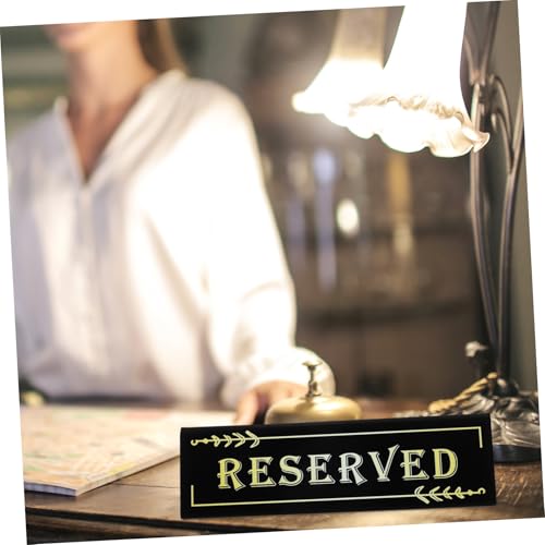 ARTIBETTER 2 Stück Reserviert Tischaufsteller aus Eleganter Tischkartenhalter für Hochzeiten Partys und Veranstaltungen Robust und Modern für Restaurants und Cafés von Artibetter