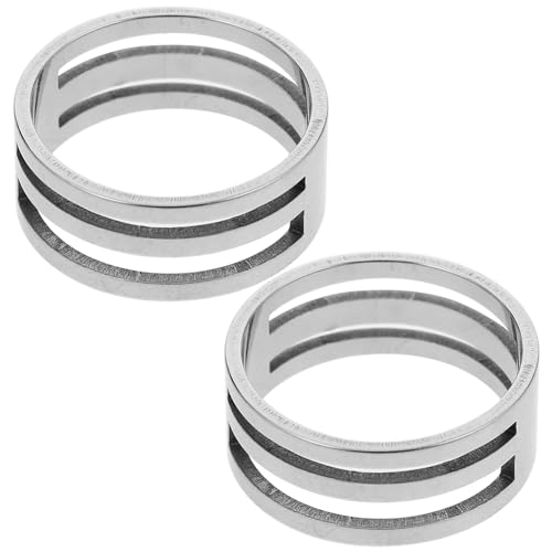 ARTIBETTER 2 Stück Ringe Für Schmuckherstellung Ringöffner Schmuckwerkzeuge Werkzeug Zur Schmuckherstellung Werkzeuge Zur Herstellung Von Ringen Silver Rostfreier Stahl von Artibetter