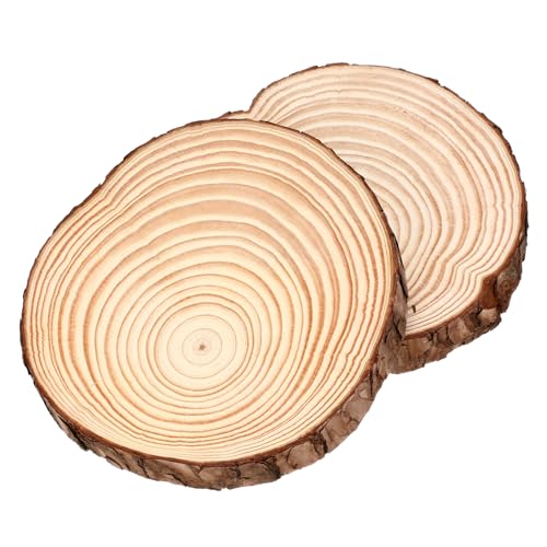 ARTIBETTER 2 Stück Runde Holzspäne Für Holzarbeiten Baumstumpf Dekorationsbrett Bastelornamente Runde Scheiben Dekorative Holzscheite Partys Im Freien Ästhetische ARTIBETTER 2 Stück Runde Holzspäne Für Holzarbeiten Baumstumpf Dekorationsbrett Bastelornamente Runde Scheiben Dekorative Holzscheite Partys Im Freien Ästhetische von Artibetter