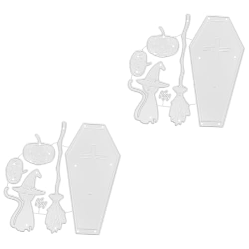 ARTIBETTER 2 Stück Scrapbook Stanzformen selber machen halloween pumpkin halloweenkürbis scheckheft Werkzeug Dekorationen DIY Bastelschablone Bastelvorlage Stahl mit hohem Kohlenstoffgehalt von Artibetter