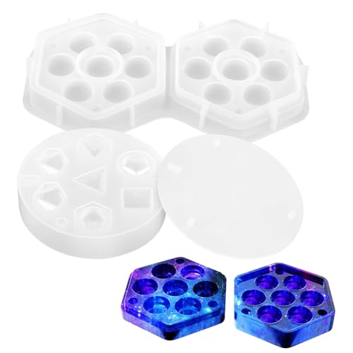 ARTIBETTER 2 Stück Silikon Formen Resin Gießform für Diy Projekte Bastelideen Robuste und Wiederverwendbare mit Anleitung für Epoxidharz und Aufbewahrungsbox ARTIBETTER 2 Stück Silikon Formen Resin Gießform für Diy Projekte Bastelideen Robuste und Wiederverwendbare mit Anleitung für Epoxidharz und Aufbewahrungsbox von Artibetter