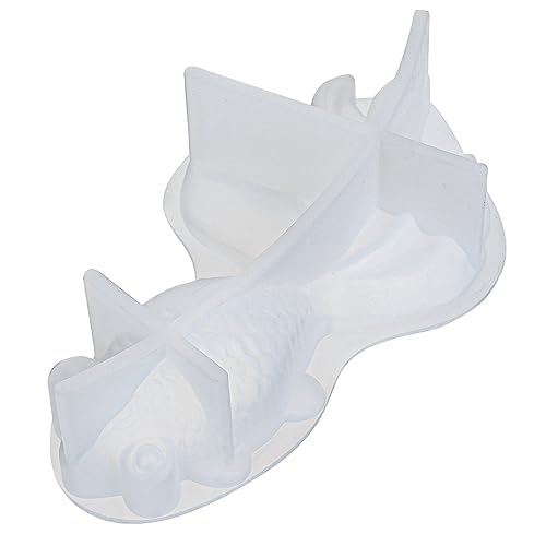 ARTIBETTER 2 Stück Silikonform Goldfisch für Diy Ornamente Flexible Gießform für Epoxidharz Projekte mit Hervorragender Elastizität und Einfacher Handhabung Dekoration für Schreibtisch von Artibetter