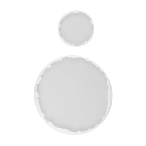 ARTIBETTER 2 Stück Silikonform für Holzmaserung Epoxidharz Untersetzer Gießform für DIY Bastelprojekte für Persönliche Untersetzer und von Artibetter