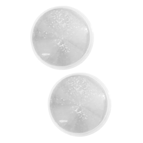 ARTIBETTER 2 Stück Silikonform für Untersetzer Runde Diy Gießform für Kreative Bastelprojekte Langlebig und Einfach zu Entformen für Designs und von Artibetter