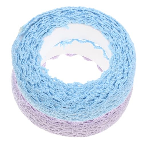 ARTIBETTER 2 Stück Spitzenklebeband aufkleber Bänder mit Spitzenmuster Spitzenverpackungsband Handkontoband Klebeband dekorieren Scrapbook-Spitzenband Papierspitze Stoff von Artibetter