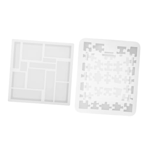 ARTIBETTER 2 Stück Teiliges Geometrische Puzzle Silikonform für Kristall DIY Projekte Wiederverwendbare Gießform für Epoxidharz Leicht zu Entformen und Langlebig für Kreative ARTIBETTER 2 Stück Teiliges Geometrische Puzzle Silikonform für Kristall DIY Projekte Wiederverwendbare Gießform für Epoxidharz Leicht zu Entformen und Langlebig für Kreative von Artibetter