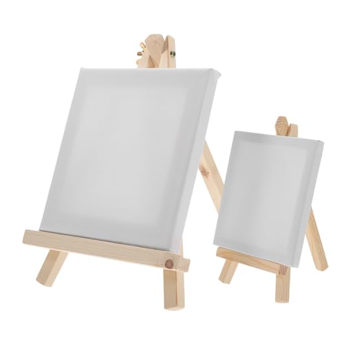 ARTIBETTER 2 Stück Teiliges Mini Staffelei Set mit Malleinwand Multifunktionale Zeichnungsständer für Künstler Holzrahmen Leicht und Tragbar für Zuhause und Projekte ARTIBETTER 2 Stück Teiliges Mini Staffelei Set mit Malleinwand Multifunktionale Zeichnungsständer für Künstler Holzrahmen Leicht und Tragbar für Zuhause und Projekte von Artibetter
