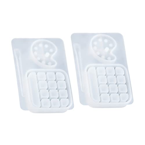 ARTIBETTER 2 Stück Teiliges Silikonform für Epoxidharz DIY Maltray Gießform Hochflexible Bastelwerkzeuge für Gestalten und Schmuckherstellung für Handwerksprojekte ARTIBETTER 2 Stück Teiliges Silikonform für Epoxidharz DIY Maltray Gießform Hochflexible Bastelwerkzeuge für Gestalten und Schmuckherstellung für Handwerksprojekte von Artibetter