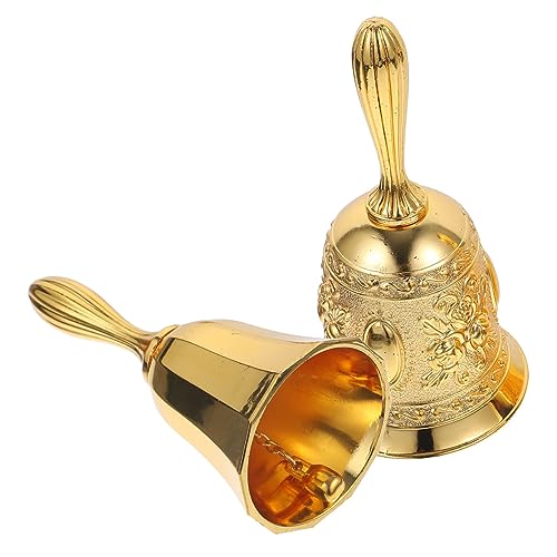 ARTIBETTER 2 Stück Vintage Glocken für Hochzeiten Restaurants und Bars Polierte Kupferlegierung Dekorative Tischglocken für Service Alarm und Haustiertraining Komfortabler Griff Roségold ARTIBETTER 2 Stück Vintage Glocken für Hochzeiten Restaurants und Bars Polierte Kupferlegierung Dekorative Tischglocken für Service Alarm und Haustiertraining Komfortabler Griff Roségold von Artibetter