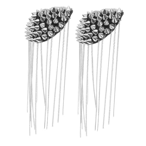 ARTIBETTER 2 Stück Vintage Teiliges Metall Schulterepauletten mit Dekorativen Quasten und Ketten DIY Epauletten für Kleidung Unisex Punk Uniform Kostüm Zubehör Schulterverzierung ARTIBETTER 2 Stück Vintage Teiliges Metall Schulterepauletten mit Dekorativen Quasten und Ketten DIY Epauletten für Kleidung Unisex Punk Uniform Kostüm Zubehör Schulterverzierung von Artibetter