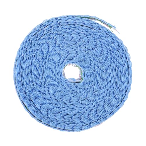 ARTIBETTER 2 Stück blumenbesticktes Gurtband bestickter Bandbesatz mit Blumenmuster gewebte Stickerei Blumenstickband Blumenspitze Blumenfahrzeugband bestickter Spitzenbandbesatz Stoff Blau von Artibetter
