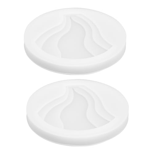 ARTIBETTER 2 Stücke Silikonform Untersetzer Epoxidharz Gießform für DIY Bastelprojekte Robust und Langlebig für Arbeiten und Heimdekoration für Bastel von Artibetter