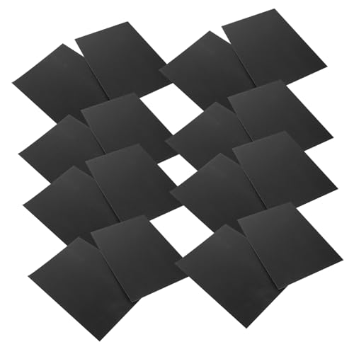 ARTIBETTER 20 Blatt Glitzerkarton kraftpapier kreativpapier Dekorationspapier vellum paper einpackpapier Herstellung farbig Kunst glitzerndes Bastelpapier dicker Karton Glitzerpapier Black von Artibetter