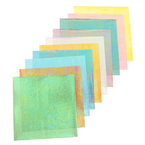 ARTIBETTER 20 Blatt Glitzerndes handgemachtes Origami Winter-Origami-Papier Malpapier für glänzendes Bastelpapier metallisches Origami-Papier Kopierpapier Laserpapier von Artibetter