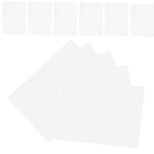 ARTIBETTER 20 Blatt Gloss beschichtetes Papier Klebeetiketten Drucker leeres Papier druckbar Kunst A4-Aufkleberpapier zum Drucken groß Druckeretiketten Aufkleberpapier bedrucken PVC Weiß von Artibetter