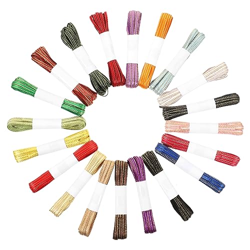 ARTIBETTER 20 Rollen Geschenkband Dekorationsband für DIY Bastelarbeiten Hochwertige und Farbenfrohe Satinbänder für Geschenkverpackungen und Projekte Feste und Anlässe von Artibetter