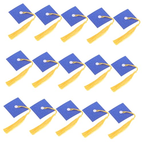 ARTIBETTER 20 Satz Doktorhutkuchendekoration Graduate Cap Topper Abschlusskappen Aus Schokolade Schokoladenabschlussdekorationen Abschlusskappe Cake Topper Blue Marmeladenpapier ARTIBETTER 20 Satz Doktorhutkuchendekoration Graduate Cap Topper Abschlusskappen Aus Schokolade Schokoladenabschlussdekorationen Abschlusskappe Cake Topper Blue Marmeladenpapier von Artibetter