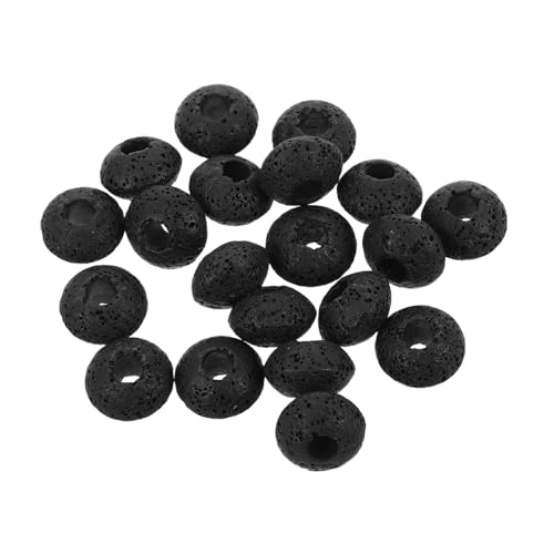 ARTIBETTER 20 Stück Ätherische Ölperlen Vulkanischer Gestein Natürliche Lavaperlen Perlen Zur Herstellung Von Schmuck Für Zu Hause Lose Steinperlen Lava-diffusorsteine Schwarz Vulkangestein ARTIBETTER 20 Stück Ätherische Ölperlen Vulkanischer Gestein Natürliche Lavaperlen Perlen Zur Herstellung Von Schmuck Für Zu Hause Lose Steinperlen Lava-diffusorsteine Schwarz Vulkangestein von Artibetter