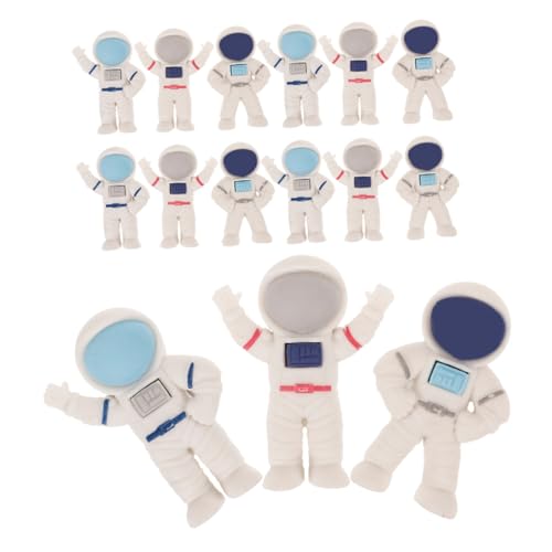 ARTIBETTER 20 Stück Astronauten-actionfigur Planetenspielzeug Astronauten-ornamente Astronautenfigur Mini -radiergummi Weltraumaufkleber Für Mini-radiergummis Für von Artibetter
