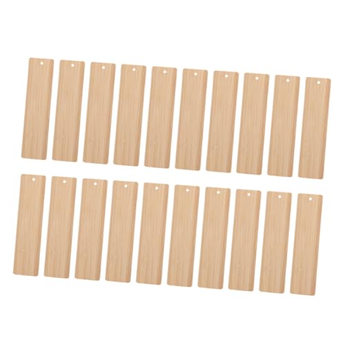 ARTIBETTER 20 Stück Bambus Lesezeichen Bastelmaterial Diy Unfertige Lesezeichen für Kreative Projekte für Dekoration und von Artibetter