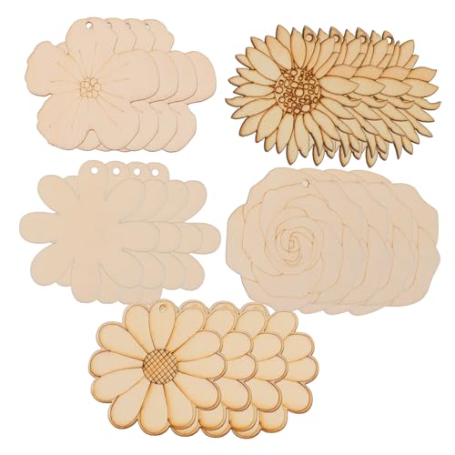 ARTIBETTER 20 Stück Blumen Holzornamente Sonnenblumenform Kunst Natürliche Ausschnitte Realistische Stielblumen Für Den Innenbereich Hohl Basteln Hängende Blumenschablone Malerei ARTIBETTER 20 Stück Blumen Holzornamente Sonnenblumenform Kunst Natürliche Ausschnitte Realistische Stielblumen Für Den Innenbereich Hohl Basteln Hängende Blumenschablone Malerei von Artibetter