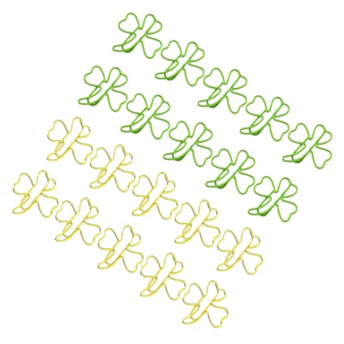 ARTIBETTER 20 Stück Clover Förmige Büroklammern Kleine Stabile Papierclips für Dokumente Kreative und Niedliche Büro und Schulbedarf Zubehör für Home und Office ARTIBETTER 20 Stück Clover Förmige Büroklammern Kleine Stabile Papierclips für Dokumente Kreative und Niedliche Büro und Schulbedarf Zubehör für Home und Office von Artibetter