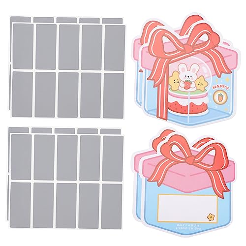 ARTIBETTER 20 Stück Dekorationen Lustig Gruß Party Alle Fangen Du Karte Karikatur Blinken Papa Ups Streich Begrüßen Scratchcard - Colorful Papier von Artibetter