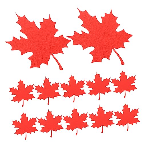 ARTIBETTER 20 Stück Glitzernde Ahornblätter Dekoration Teiliges Realistische Papier Ausschnitte für Herbstfeiern Erntedankfest und Anlässe Langlebig und Praktisch von Artibetter