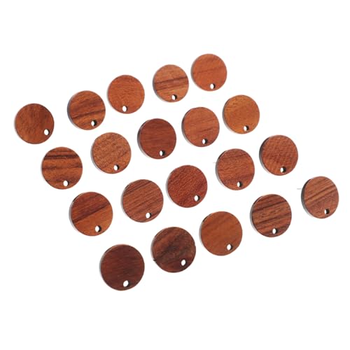 ARTIBETTER 20 Stück Hängende Ohrringzubehör Ohrstecker Nieten Beiträge Leerzeichen Teile für ohrringe Ohrringbasis Schmuckversorgungen Schmuckzubehör und Zubehör DIY -Ohrring -Bolzen Holz von Artibetter