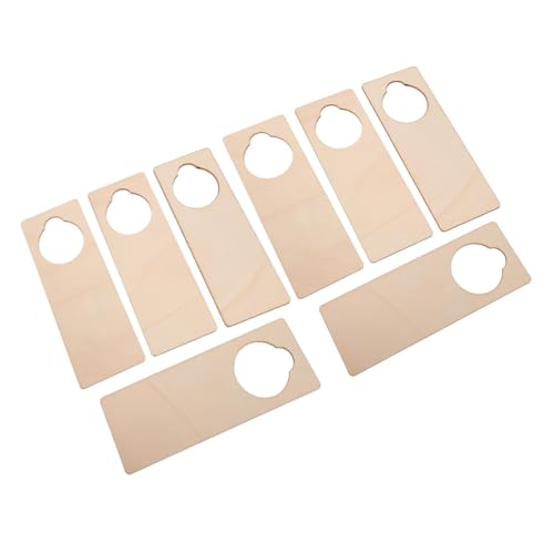 ARTIBETTER 20 Stück Holz Türhängeschild Blanko DIY Holzschild Dekoration für Zuhause Unvollendete Holzplatten für Kreative Projekte für Wand Tür und Fenster von Artibetter