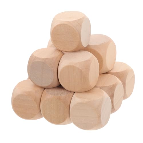 ARTIBETTER 20 Stück Holzwürfel sechs schmucklos leer lackierbar Block Jumbo große Würfel Puzzle Würfel Holzblöcke Würfel für Gesprächswürfel kleine Würfel Würfelhandwerk Bambus ARTIBETTER 20 Stück Holzwürfel sechs schmucklos leer lackierbar Block Jumbo große Würfel Puzzle Würfel Holzblöcke Würfel für Gesprächswürfel kleine Würfel Würfelhandwerk Bambus von Artibetter