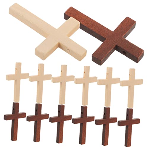 ARTIBETTER 20 Stück Kreuz Anhänger Für Holzanhänger Im Kreuz-Design Handkreuz Kreuz Wandschild Aufrichtiges Holzkreuz Kreuzdekor Hängende Anhänger Kreuztafel Hölzern ARTIBETTER 20 Stück Kreuz Anhänger Für Holzanhänger Im Kreuz-Design Handkreuz Kreuz Wandschild Aufrichtiges Holzkreuz Kreuzdekor Hängende Anhänger Kreuztafel Hölzern von Artibetter