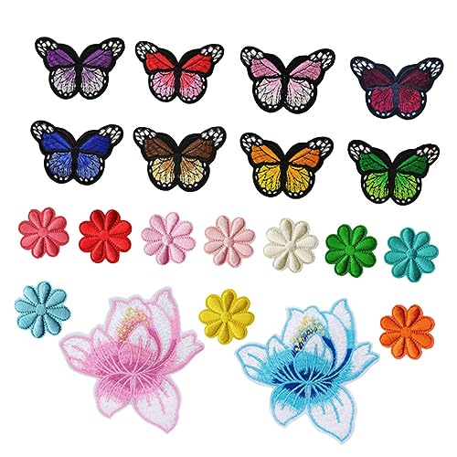ARTIBETTER 20 Stück Stereoskopische Stoffaufnäher Selbstklebende Flicken für Kleidung Taschen DIY Bastelprojekte Stoffaccessoires für Frauen ARTIBETTER 20 Stück Stereoskopische Stoffaufnäher Selbstklebende Flicken für Kleidung Taschen DIY Bastelprojekte Stoffaccessoires für Frauen von Artibetter