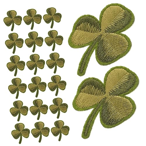 ARTIBETTER 20 Stück Teiliges Besticktes Kleeblatt Bügelbild und Näh Patch Langlebige DIY Stoffapplikationen für Kleidung Hüte Jeans Pullover Farbenfrohe Shamrock Dekoration ARTIBETTER 20 Stück Teiliges Besticktes Kleeblatt Bügelbild und Näh Patch Langlebige DIY Stoffapplikationen für Kleidung Hüte Jeans Pullover Farbenfrohe Shamrock Dekoration von Artibetter