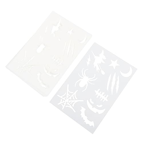 ARTIBETTER 20 Stück Teiliges Halloween Schablonen Leichte Sichere Diy Malvorlagen mit Kürbis Motiven Vielseitig für Bodypainting und Kinderschminken für Kreative ARTIBETTER 20 Stück Teiliges Halloween Schablonen Leichte Sichere Diy Malvorlagen mit Kürbis Motiven Vielseitig für Bodypainting und Kinderschminken für Kreative von Artibetter