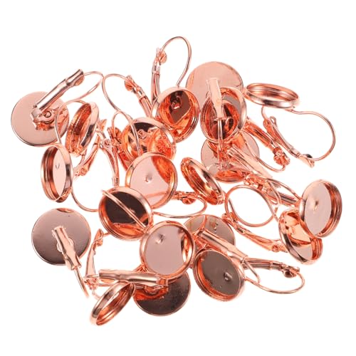 ARTIBETTER 20 Stück Teiliges Ohrring lünette Schmucktablett Roségold aus Robustem DIY Anhänger Rohlinge für Kreative Schmuckherstellung und Ersatzteile ARTIBETTER 20 Stück Teiliges Ohrring lünette Schmucktablett Roségold aus Robustem DIY Anhänger Rohlinge für Kreative Schmuckherstellung und Ersatzteile von Artibetter